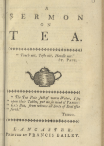 A Sermon on Tea by David Ramsay
