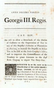 Tea Act of 1773